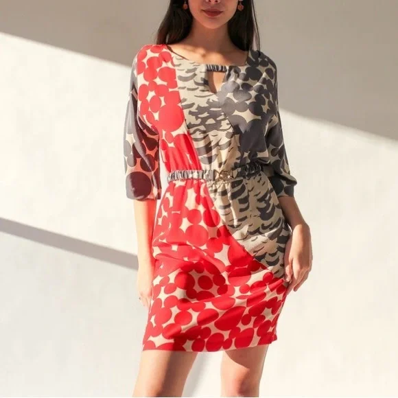 yoana baraschi silk dress Yoana Baraschi Silk Dress M EUC
